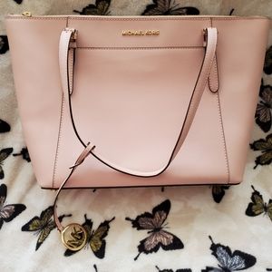 Pink MK tote bag